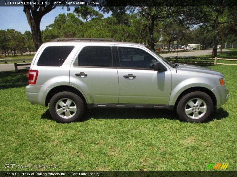 Ingot Silver Metallic / Stone 2010 Ford Escape XLT V6
