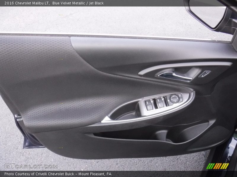Blue Velvet Metallic / Jet Black 2016 Chevrolet Malibu LT