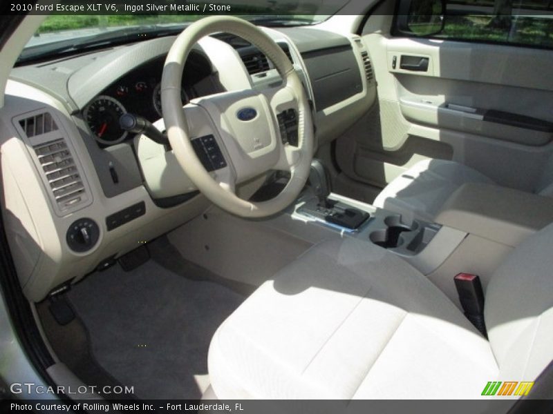 Ingot Silver Metallic / Stone 2010 Ford Escape XLT V6