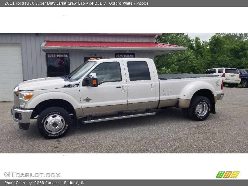 Oxford White / Adobe 2011 Ford F350 Super Duty Lariat Crew Cab 4x4 Dually