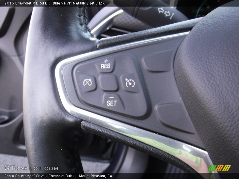 Blue Velvet Metallic / Jet Black 2016 Chevrolet Malibu LT