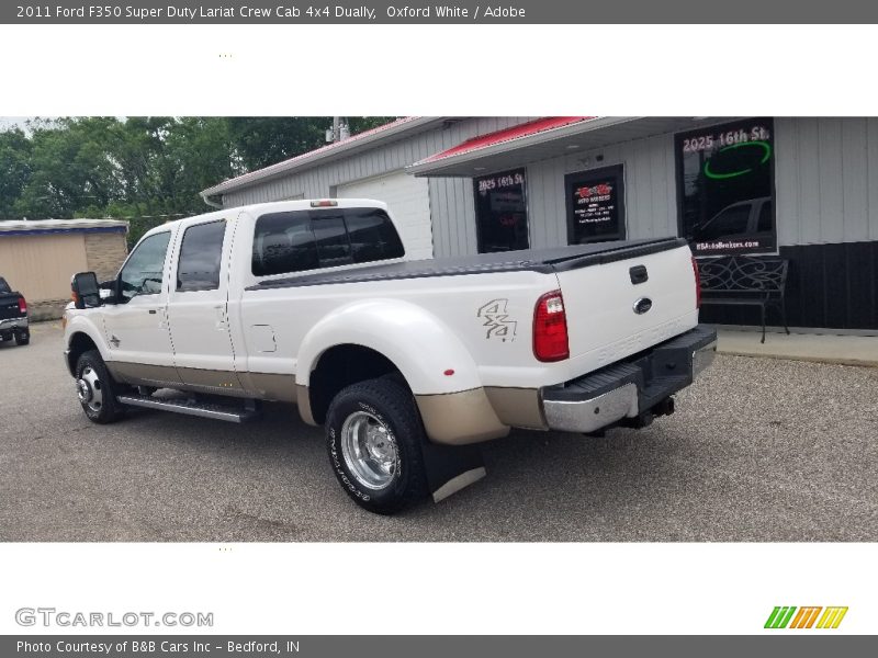 Oxford White / Adobe 2011 Ford F350 Super Duty Lariat Crew Cab 4x4 Dually
