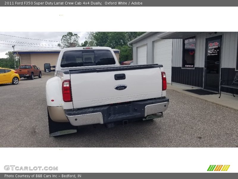 Oxford White / Adobe 2011 Ford F350 Super Duty Lariat Crew Cab 4x4 Dually