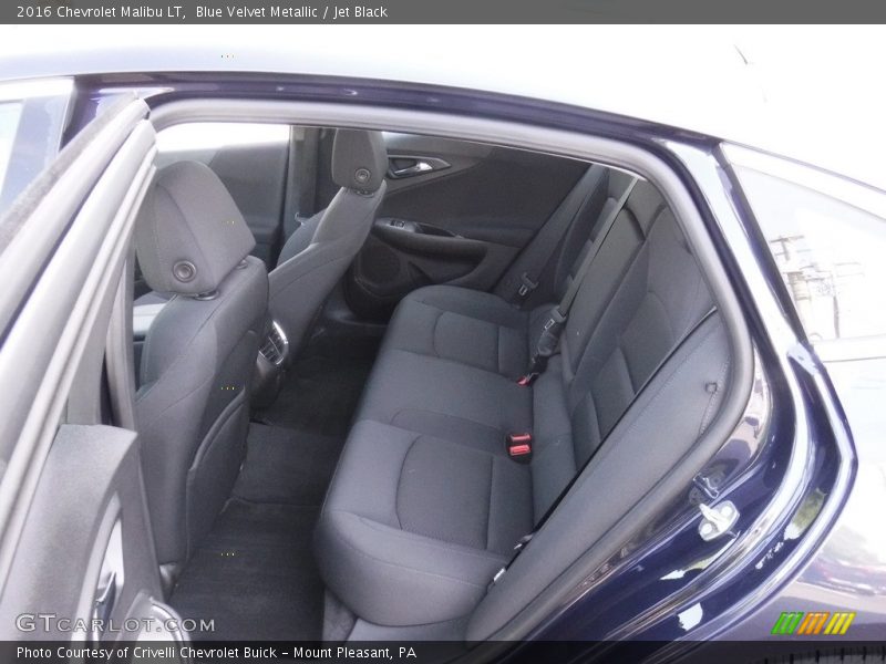 Blue Velvet Metallic / Jet Black 2016 Chevrolet Malibu LT