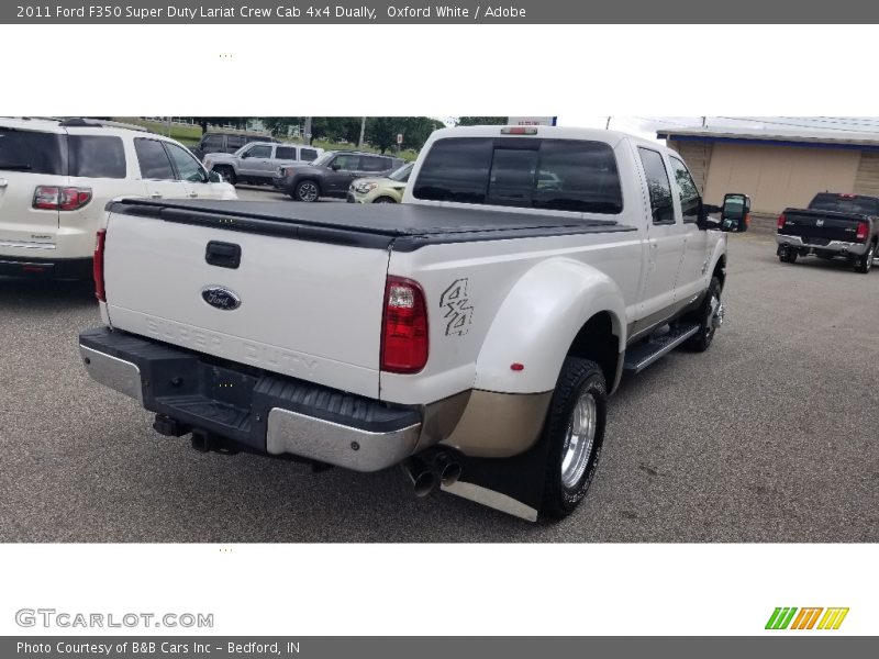 Oxford White / Adobe 2011 Ford F350 Super Duty Lariat Crew Cab 4x4 Dually
