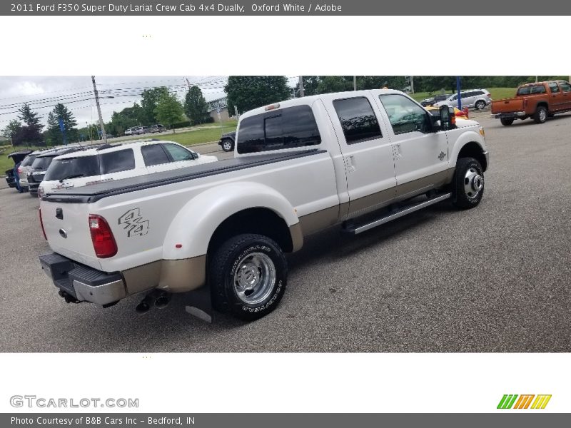 Oxford White / Adobe 2011 Ford F350 Super Duty Lariat Crew Cab 4x4 Dually