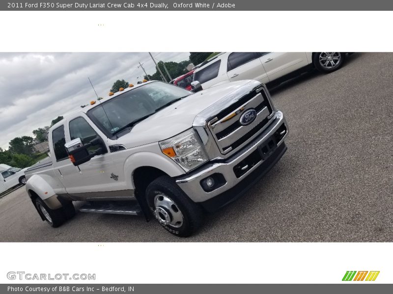 Oxford White / Adobe 2011 Ford F350 Super Duty Lariat Crew Cab 4x4 Dually