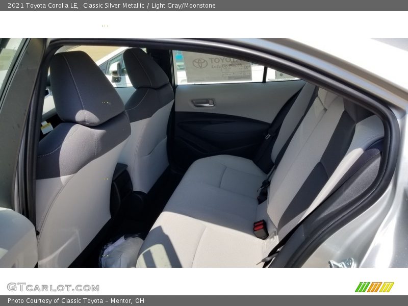 Rear Seat of 2021 Corolla LE