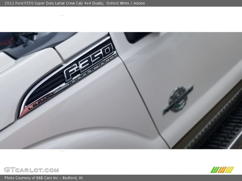 Oxford White / Adobe 2011 Ford F350 Super Duty Lariat Crew Cab 4x4 Dually
