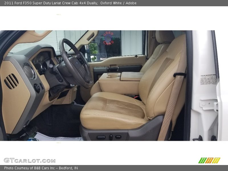 Oxford White / Adobe 2011 Ford F350 Super Duty Lariat Crew Cab 4x4 Dually
