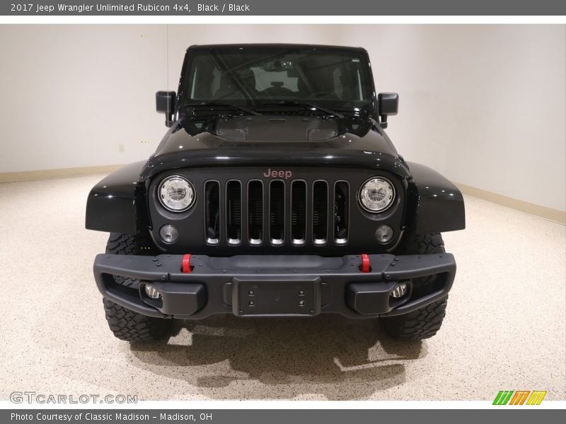 Black / Black 2017 Jeep Wrangler Unlimited Rubicon 4x4