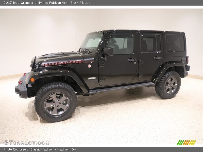 Black / Black 2017 Jeep Wrangler Unlimited Rubicon 4x4