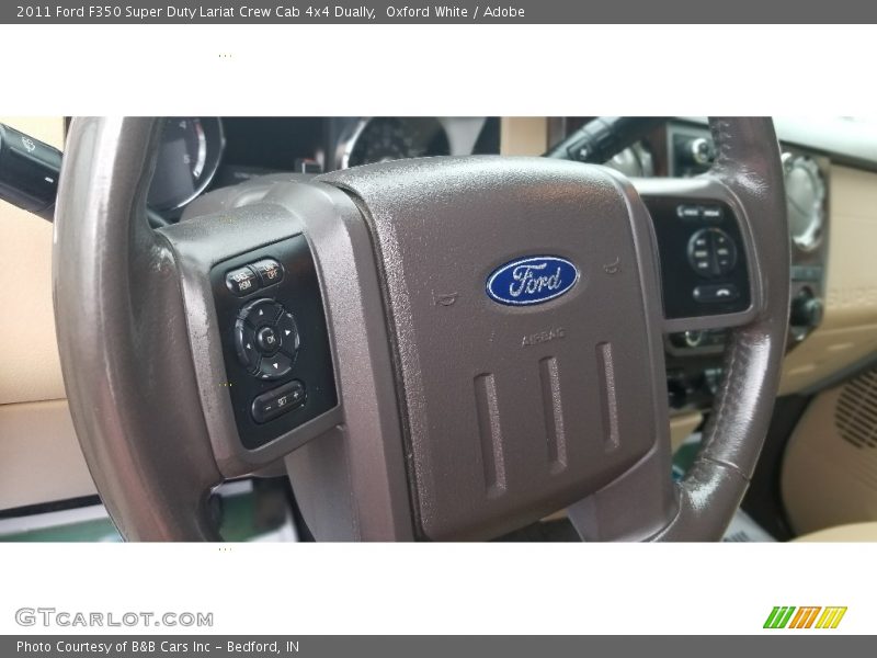 Oxford White / Adobe 2011 Ford F350 Super Duty Lariat Crew Cab 4x4 Dually
