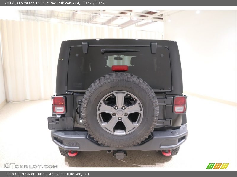 Black / Black 2017 Jeep Wrangler Unlimited Rubicon 4x4