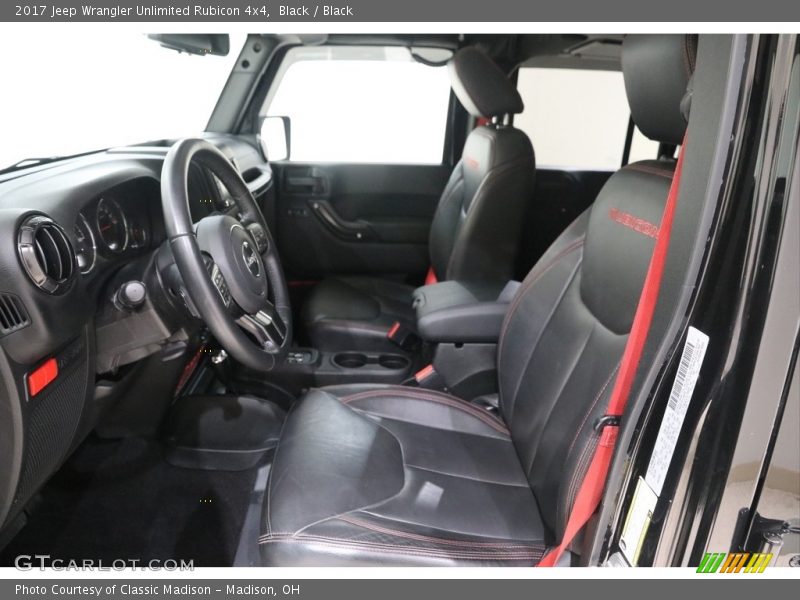 Black / Black 2017 Jeep Wrangler Unlimited Rubicon 4x4