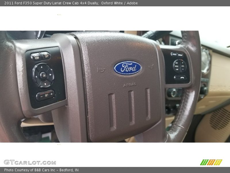 Oxford White / Adobe 2011 Ford F350 Super Duty Lariat Crew Cab 4x4 Dually