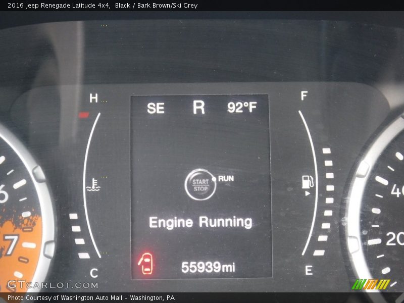 Black / Bark Brown/Ski Grey 2016 Jeep Renegade Latitude 4x4
