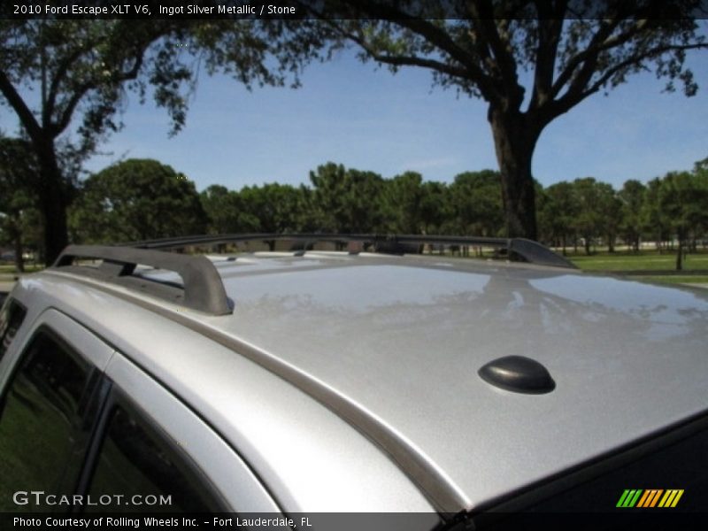 Ingot Silver Metallic / Stone 2010 Ford Escape XLT V6