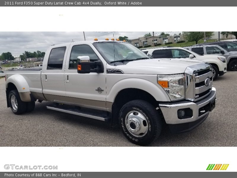 Oxford White / Adobe 2011 Ford F350 Super Duty Lariat Crew Cab 4x4 Dually