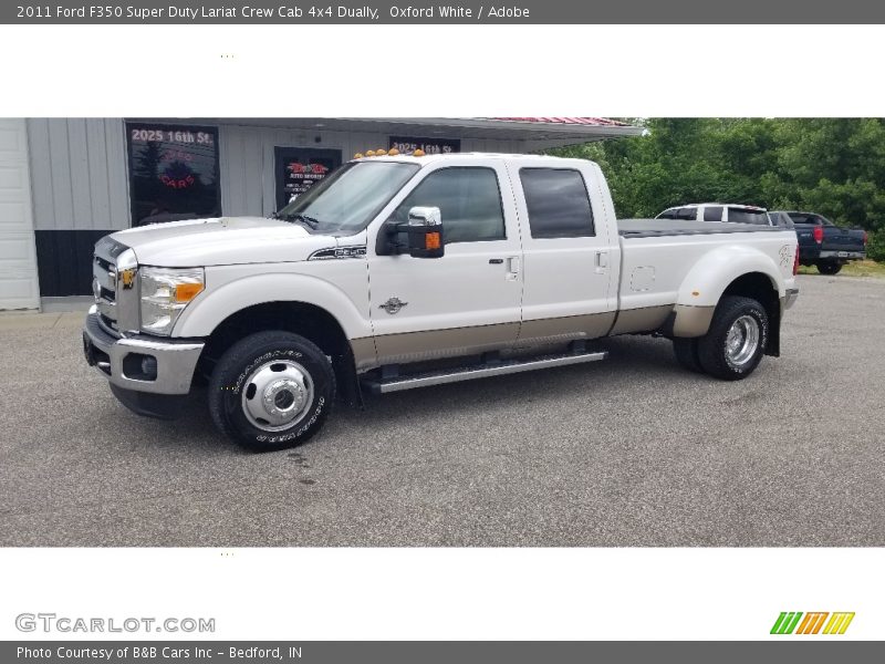 Oxford White / Adobe 2011 Ford F350 Super Duty Lariat Crew Cab 4x4 Dually