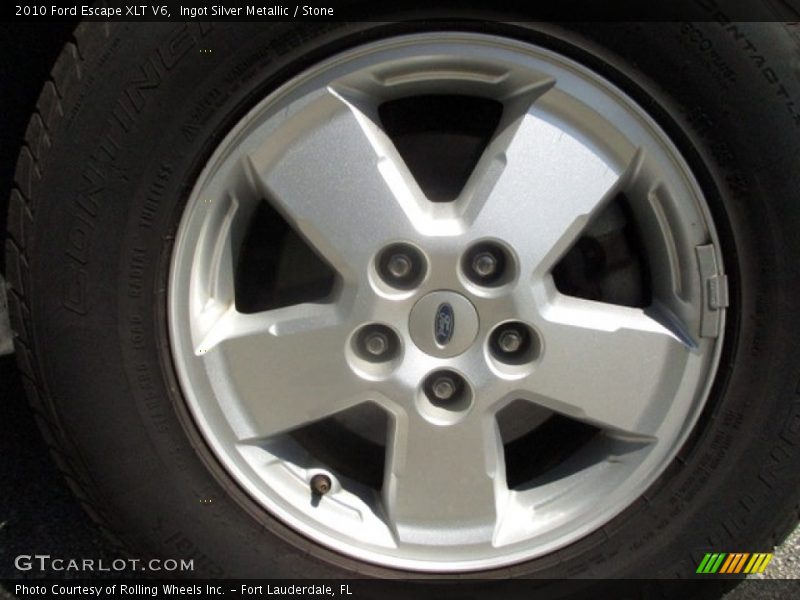 Ingot Silver Metallic / Stone 2010 Ford Escape XLT V6