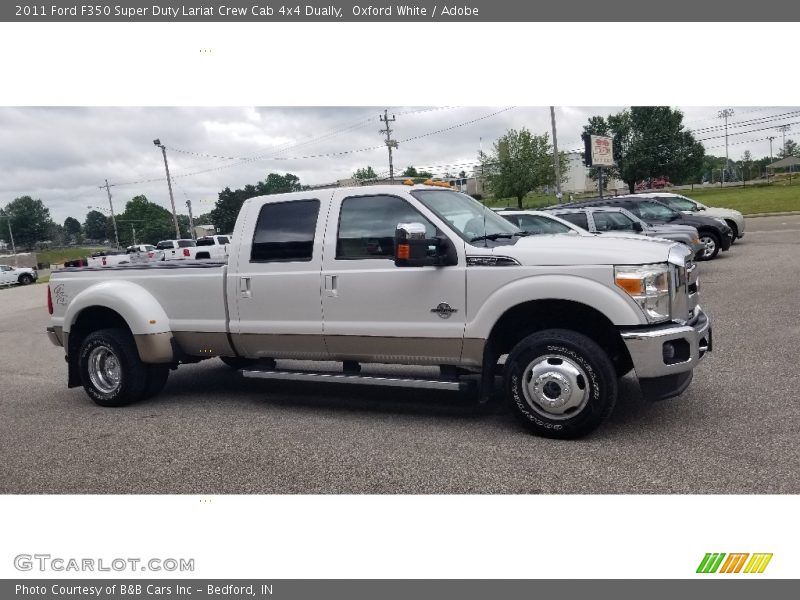 Oxford White / Adobe 2011 Ford F350 Super Duty Lariat Crew Cab 4x4 Dually