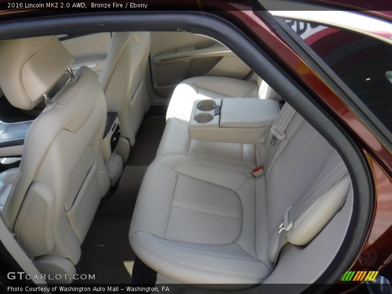 Rear Seat of 2016 MKZ 2.0 AWD