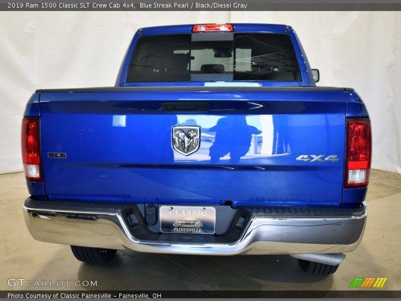 Blue Streak Pearl / Black/Diesel Gray 2019 Ram 1500 Classic SLT Crew Cab 4x4