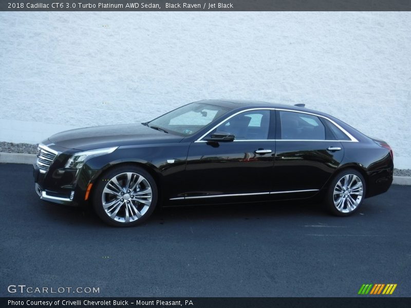 Black Raven / Jet Black 2018 Cadillac CT6 3.0 Turbo Platinum AWD Sedan