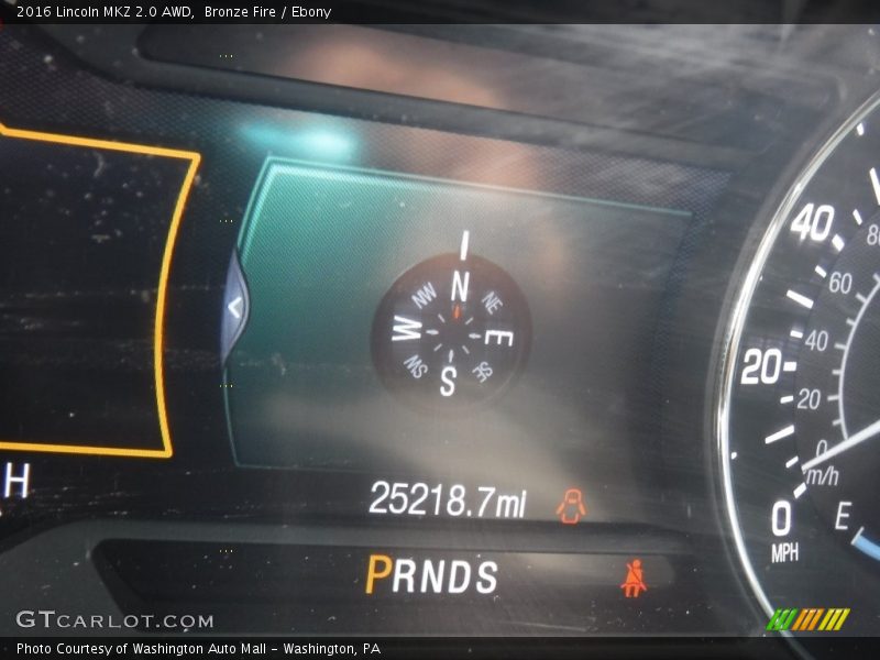 Bronze Fire / Ebony 2016 Lincoln MKZ 2.0 AWD
