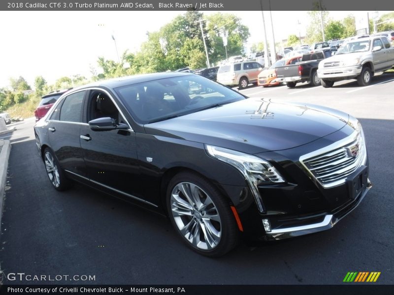 Black Raven / Jet Black 2018 Cadillac CT6 3.0 Turbo Platinum AWD Sedan