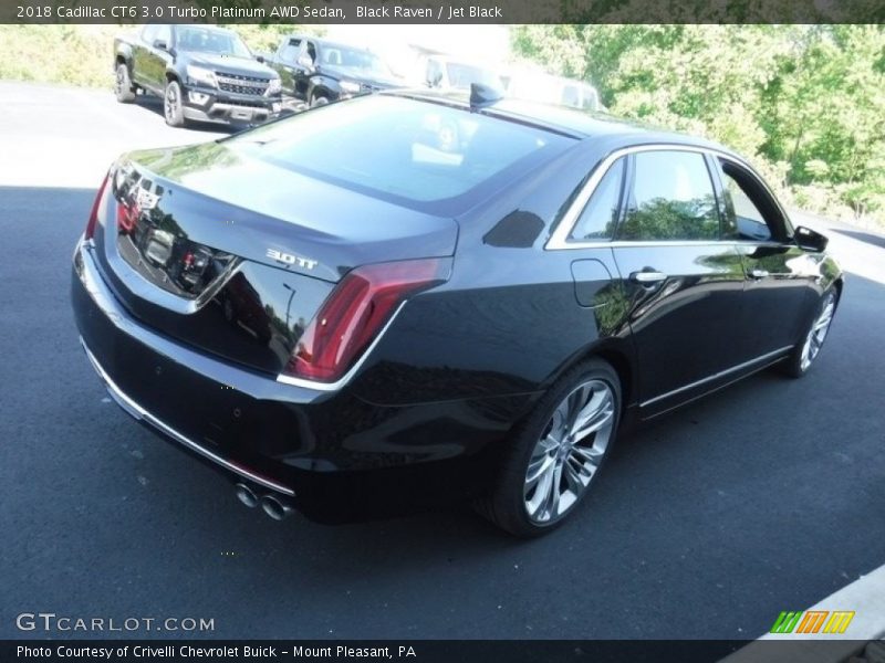 Black Raven / Jet Black 2018 Cadillac CT6 3.0 Turbo Platinum AWD Sedan