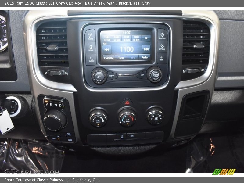 Blue Streak Pearl / Black/Diesel Gray 2019 Ram 1500 Classic SLT Crew Cab 4x4