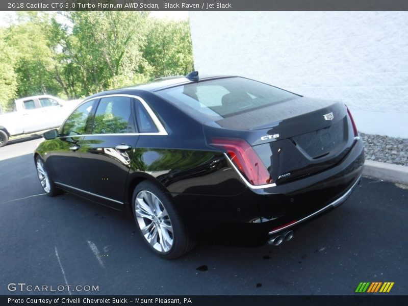 Black Raven / Jet Black 2018 Cadillac CT6 3.0 Turbo Platinum AWD Sedan
