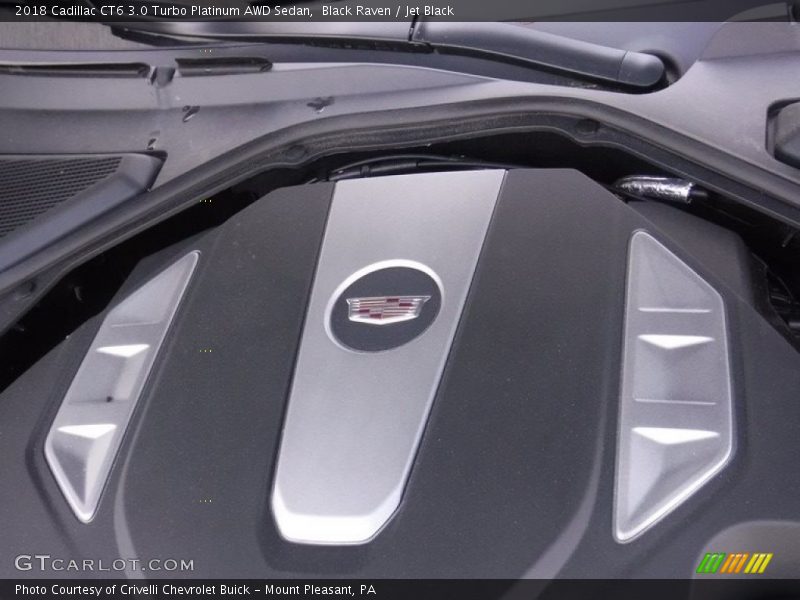 Black Raven / Jet Black 2018 Cadillac CT6 3.0 Turbo Platinum AWD Sedan