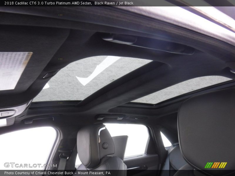 Black Raven / Jet Black 2018 Cadillac CT6 3.0 Turbo Platinum AWD Sedan