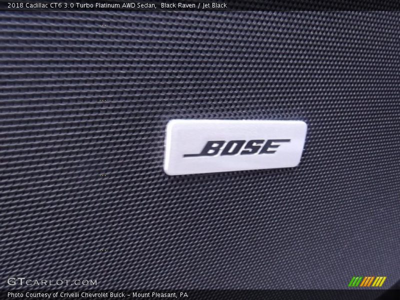 Black Raven / Jet Black 2018 Cadillac CT6 3.0 Turbo Platinum AWD Sedan
