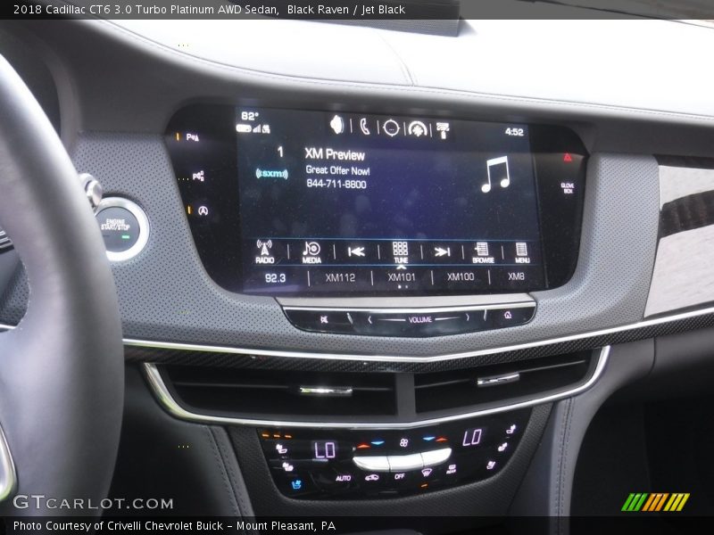 Black Raven / Jet Black 2018 Cadillac CT6 3.0 Turbo Platinum AWD Sedan