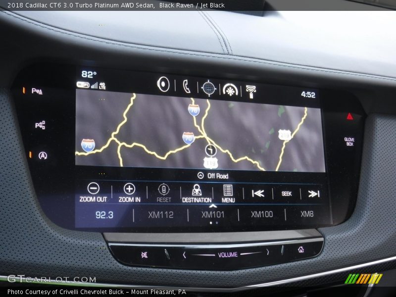 Navigation of 2018 CT6 3.0 Turbo Platinum AWD Sedan