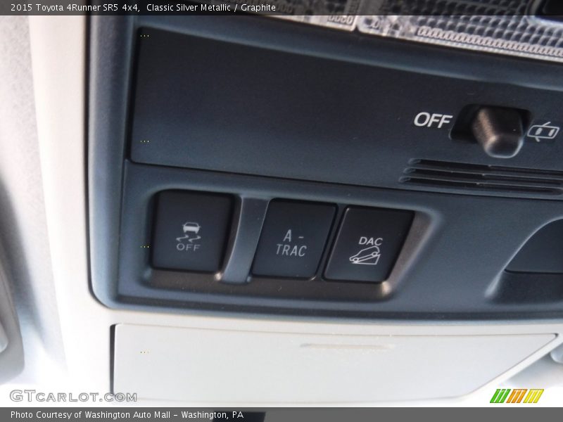 Classic Silver Metallic / Graphite 2015 Toyota 4Runner SR5 4x4