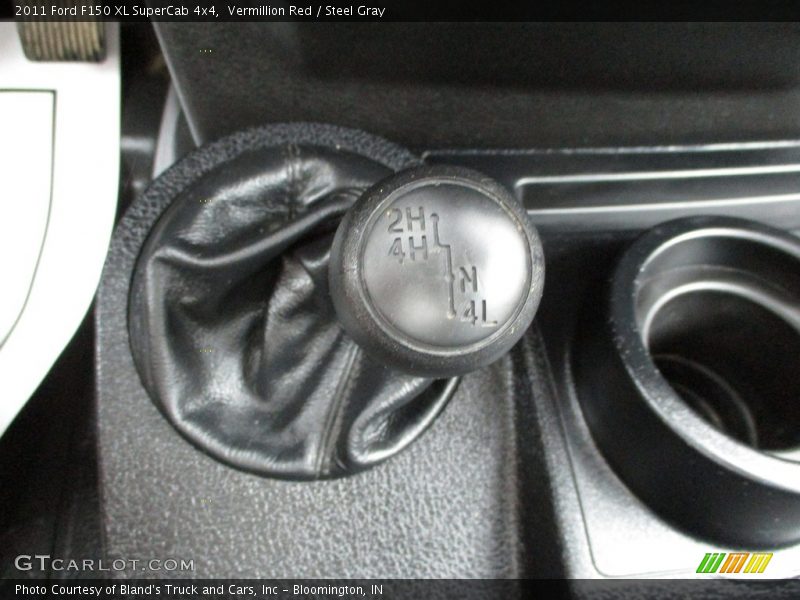 Vermillion Red / Steel Gray 2011 Ford F150 XL SuperCab 4x4