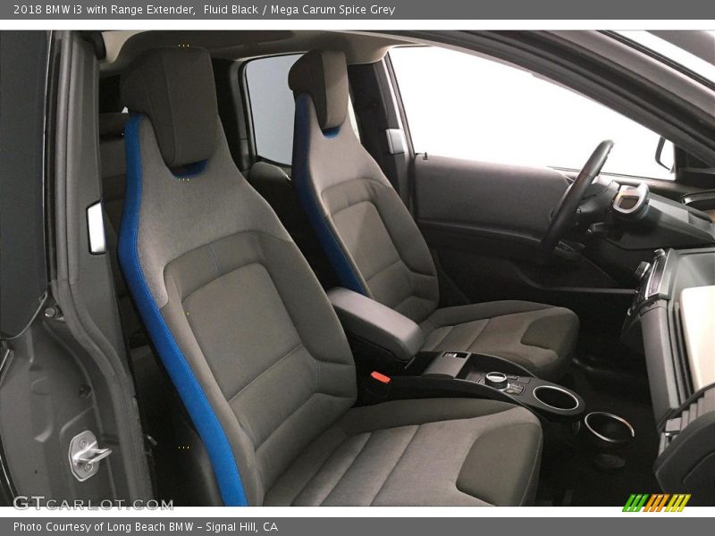 Fluid Black / Mega Carum Spice Grey 2018 BMW i3 with Range Extender