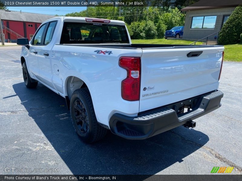 Summit White / Jet Black 2019 Chevrolet Silverado 1500 WT Double Cab 4WD