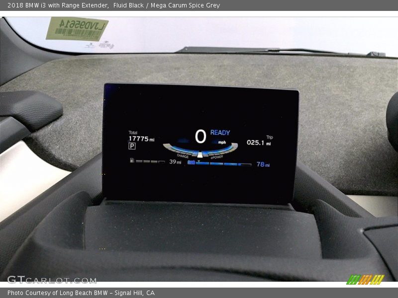 Fluid Black / Mega Carum Spice Grey 2018 BMW i3 with Range Extender