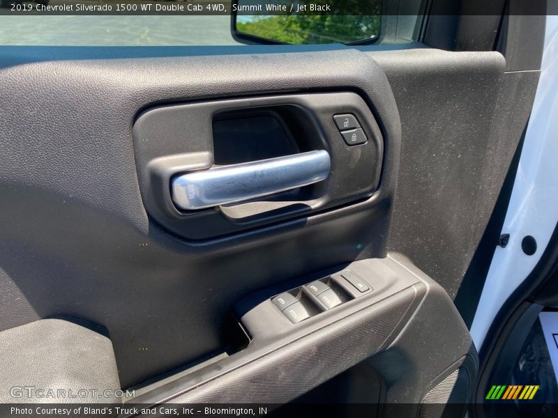 Summit White / Jet Black 2019 Chevrolet Silverado 1500 WT Double Cab 4WD