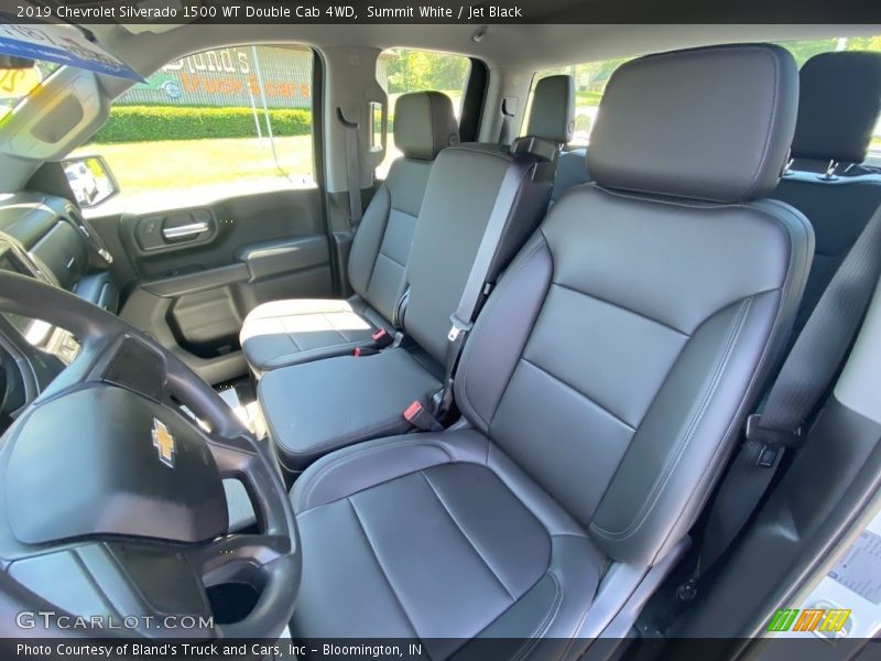 Summit White / Jet Black 2019 Chevrolet Silverado 1500 WT Double Cab 4WD