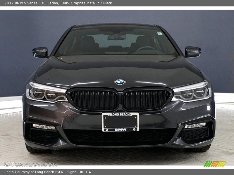 Dark Graphite Metallic / Black 2017 BMW 5 Series 530i Sedan
