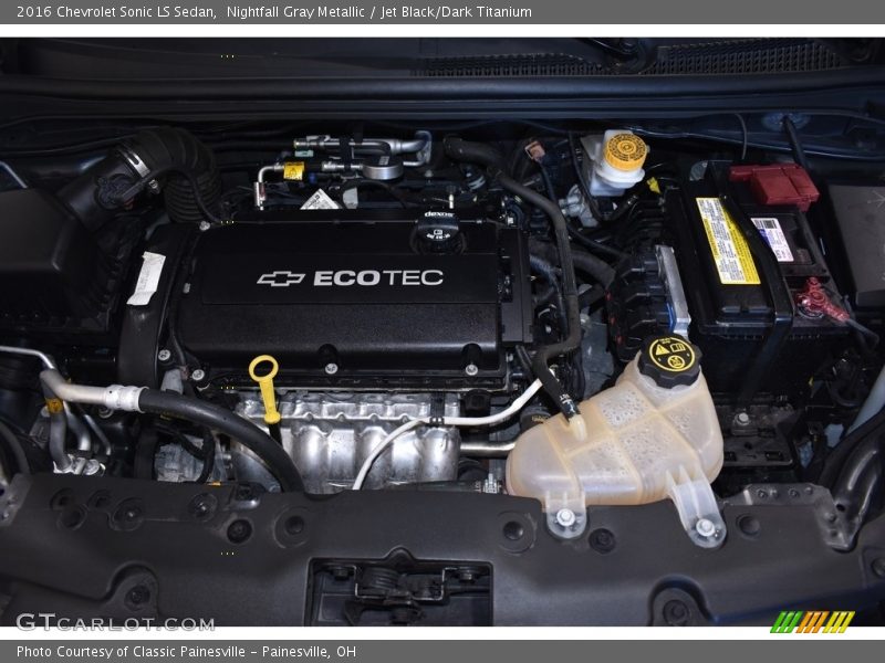  2016 Sonic LS Sedan Engine - 1.8 Liter DOHC 16-Valve VVT Ecotec 4 Cylinder