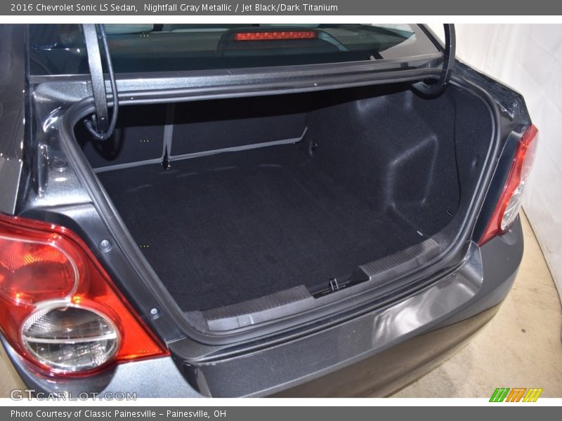 Nightfall Gray Metallic / Jet Black/Dark Titanium 2016 Chevrolet Sonic LS Sedan
