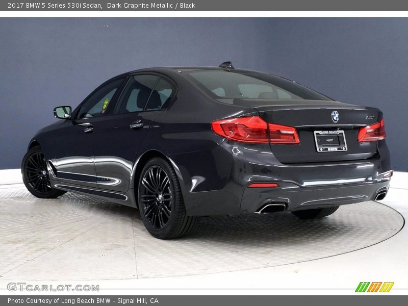 Dark Graphite Metallic / Black 2017 BMW 5 Series 530i Sedan